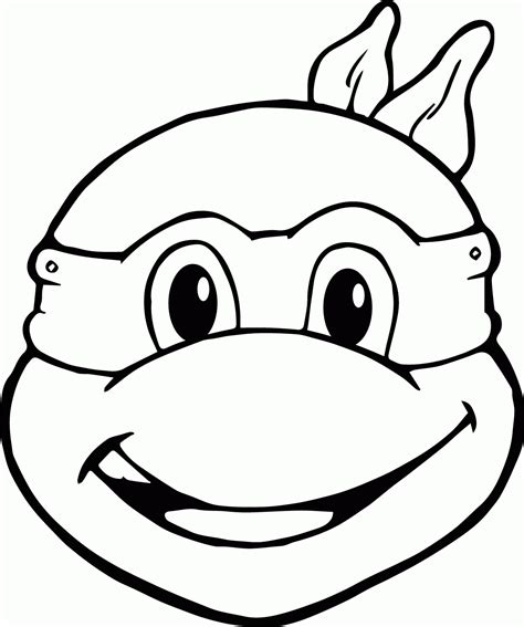 ninja turtles coloring page|ninja turtle face coloring page.